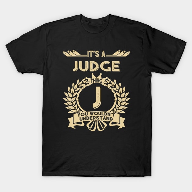 Judge T-Shirt by GrimdraksJokes